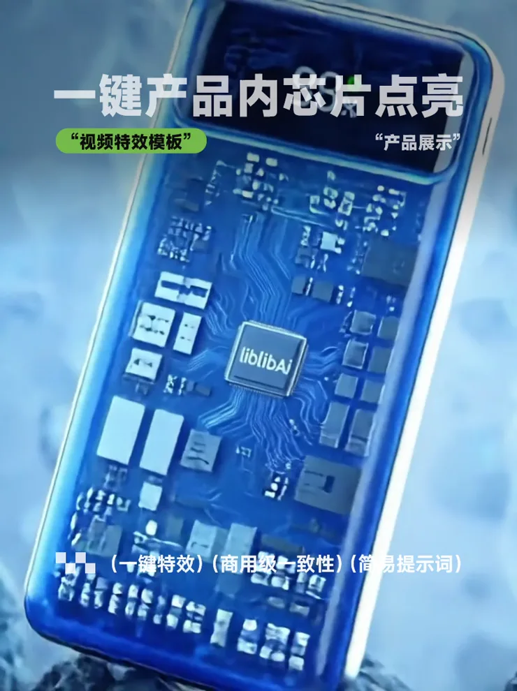 电商产品 · 科技感产品内部芯片丨点亮电路产品电商