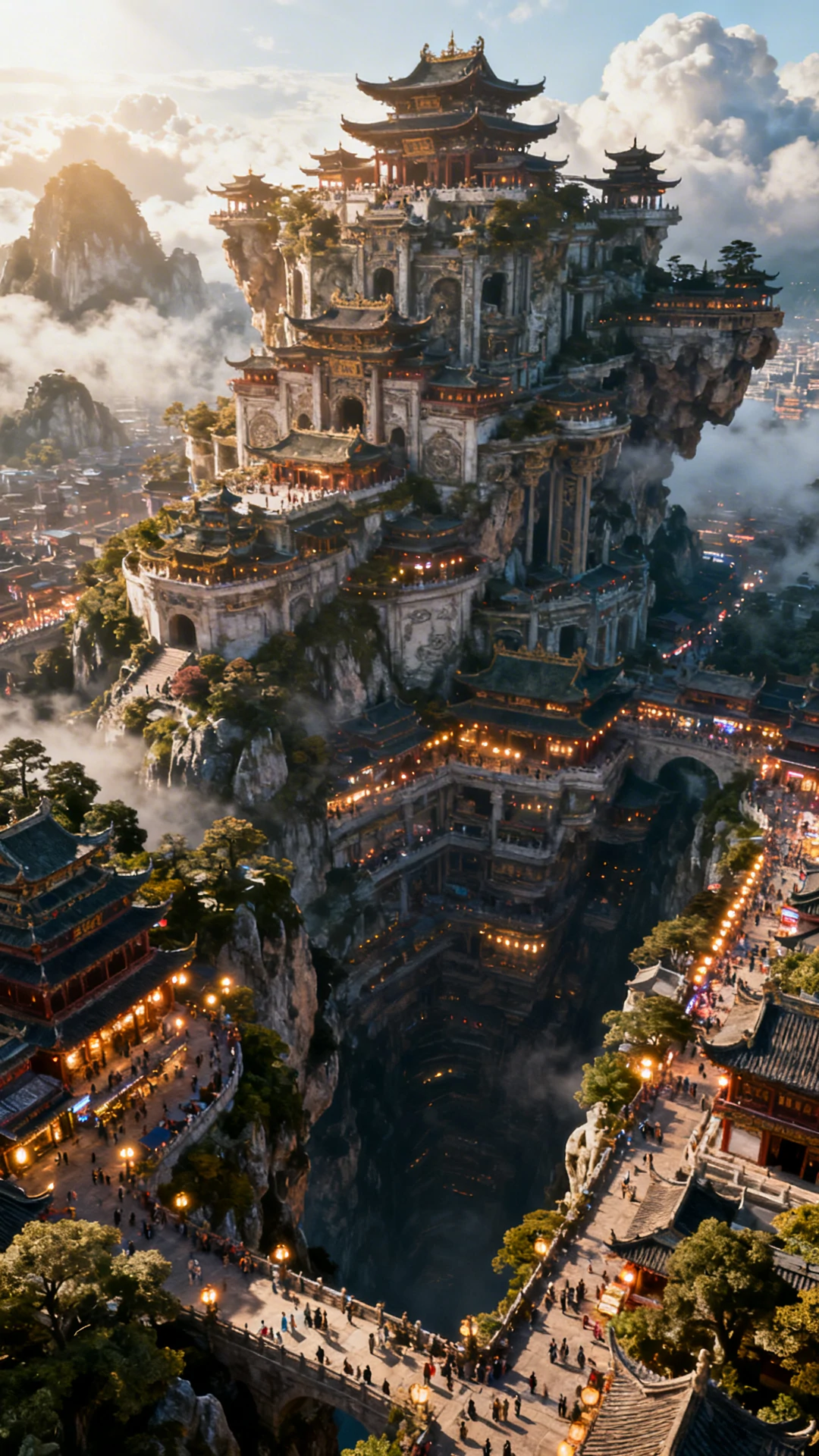 极繁主义国风古代大都市